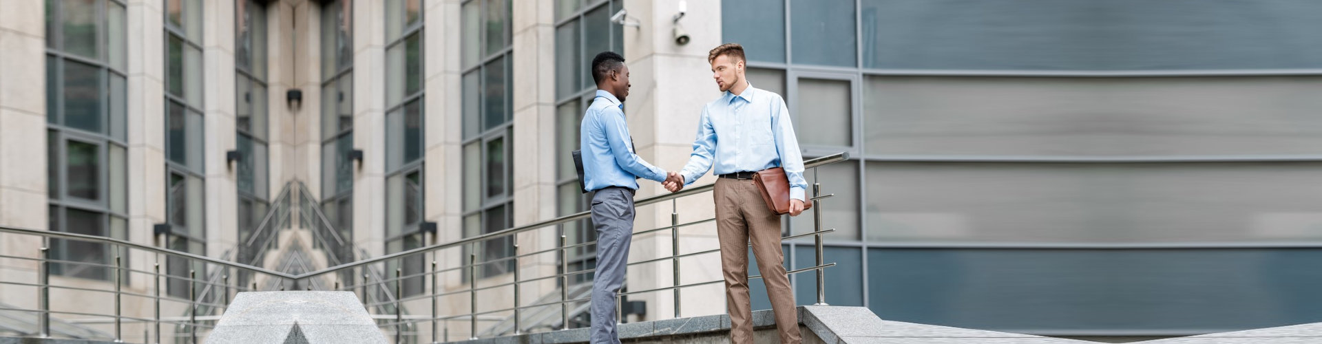 businessmen shaking hands